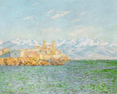 Old Fort at Antibes art print by Claude Monet