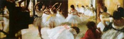 Ecole de danse, (detail) art print by Edgar Degas