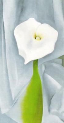 Calla Lily on Grey art print by Georgia O'Keeffe