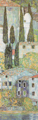 Chiesa a Cassone sul Gards (detail) art print by Gustav Klimt