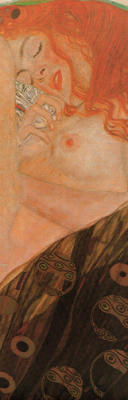 Danae (details) art print by Gustav Klimt