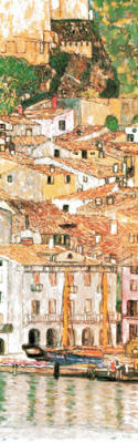 Malcesine sul Garda (details) art print by Gustav Klimt