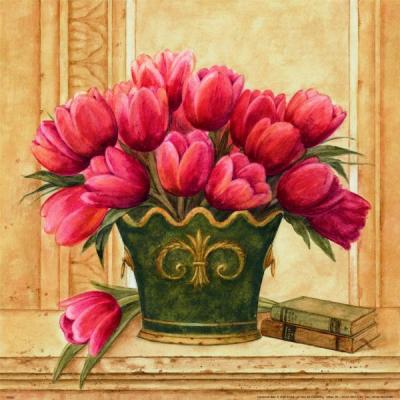 Floral Deco III art print by Herv� Libaud