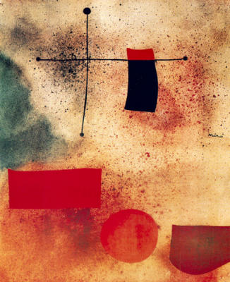 Abstract, 1935 art print by Joan Miro