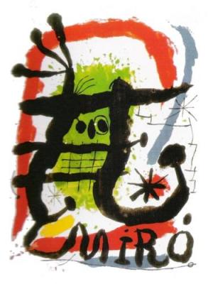 Affiche lithographie art print by Joan Miro