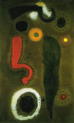 Vogel im Raum art print by Joan Miro