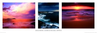 Colours of the ocean, Australia art print by Neville Prosser