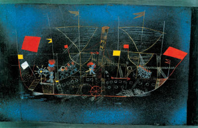 Abenteuer - Schiff, 1927 art print by Paul Klee
