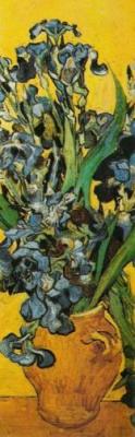Les iris (detail) art print by Vincent Van Gogh