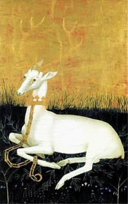 White Hart art print by Wilton Diptych