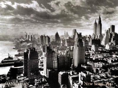 Manhattan New York 1931 art print by Anonymous