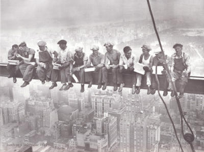 Lunch Atop A Skyscraper 1932 art print by Charles C. Ebbets