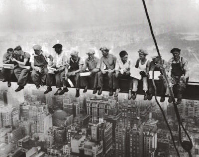 Lunch Atop A Skyscraper 1932 art print by Charles C. Ebbets