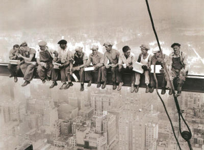 Lunch Atop A Skyscraper 1932 art print by Charles C. Ebbets