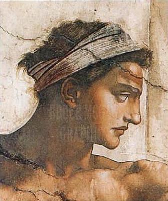 Portrait : Nude I art print by Michelangelo