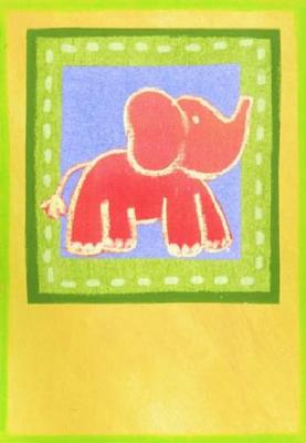 Edward Elephant art print by Dominique Pourrey