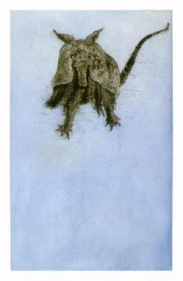 What makes an armadillo bounce art print by Sonia Rollo