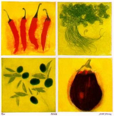 Meze art print by Susie Perring
