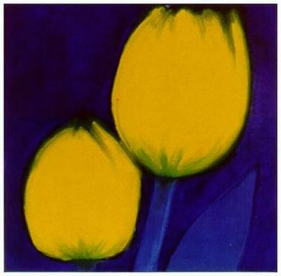 Yellow Tulips art print by Susie Perring