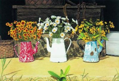 Daisies art print by Bob Timberlake