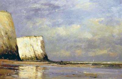 Low tide, Botany Bay, Kent art print by Matthew Alexander
