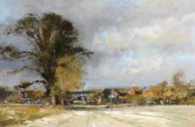 View over Stodmarsh, Kent art print by Matthew Alexander