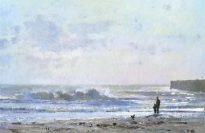 Winter Sea, Ramsgate, Kent art print by Matthew Alexander