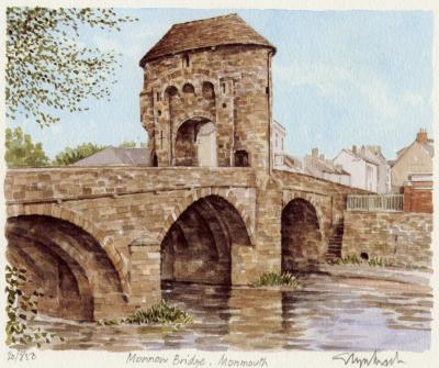 Monmouth art print by Glyn Martin