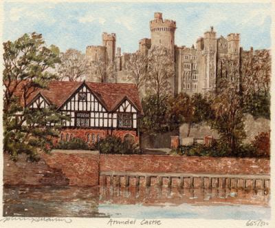 Arundel Castle art print by Philip Martin