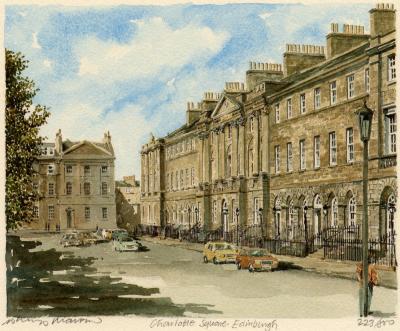 Edinburgh - Charlotte Square art print by Philip Martin