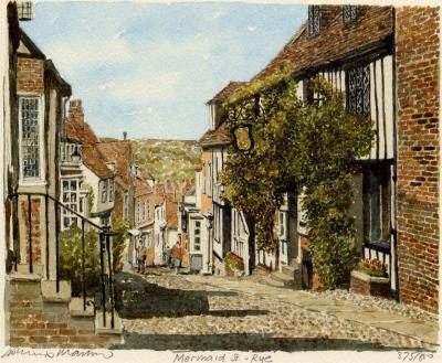 Rye - Mermaid Street art print by Philip Martin