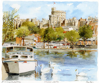 Windsor Castle art print by Philip Martin