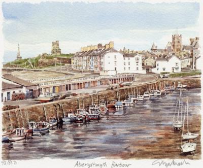 Aberystwyth - Harbour art print by Glyn Martin