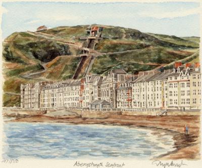 Aberystwyth art print by Glyn Martin