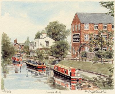 Audlem Mill art print by Glyn Martin