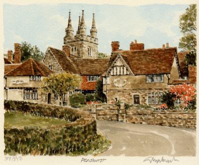 Penshurst art print by Glyn Martin