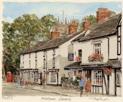 Prestbury art print by Glyn Martin