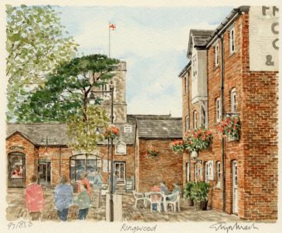 Ringwood art print by Glyn Martin
