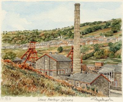 South Wales Valley art print by Glyn Martin