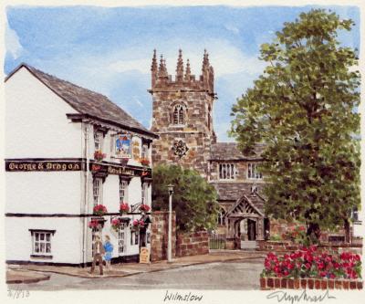 Wilmslow art print by Glyn Martin