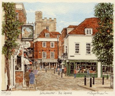 Winchester - Square art print by Glyn Martin