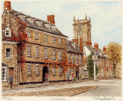 Woodstock - Bear Hotel art print by Glyn Martin