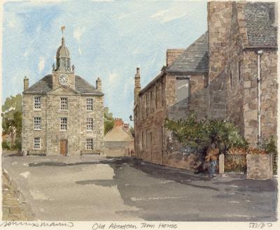 Old Aberdeen Town House art print by Philip Martin