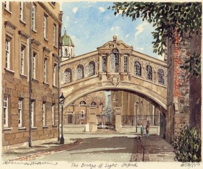 Oxford - Bridge of Sighs art print by Philip Martin