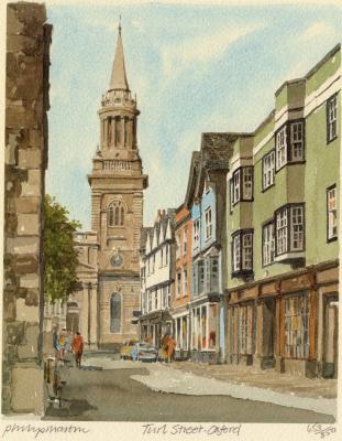 Oxford - Turl Street art print by Philip Martin