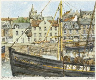 Pittenweem art print by Philip Martin
