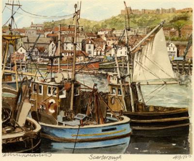 Scarborough art print by Philip Martin