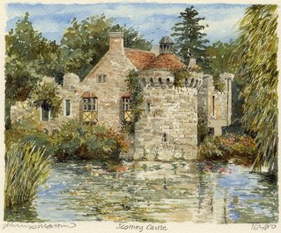 Scotney Castle art print by Philip Martin
