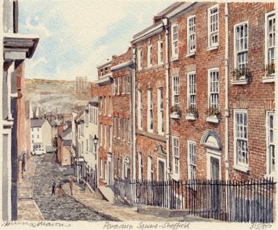 Sheffield - Paradise Square art print by Philip Martin