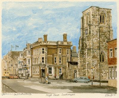 Southampton - High Street art print by Philip Martin